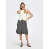 ONLY ONLY Damen Shorts ONLNALINA Shorts Medium grey melange