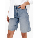 ONLY ONLY Damen Shorts ONLSONNY Shorts Light Blue Denim