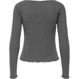 ONLY ONLY Damen Strickjacke ONLTENNA Cardigan Dark grey melange