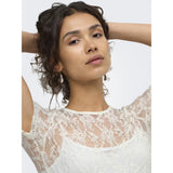 ONLY ONLY Damen T-Shirt ONLALBA T-shirt Cloud Dancer