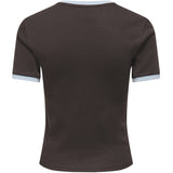 ONLY ONLY Damen T-Shirt ONLBINA T-shirt Chocolate Torte Cashmere contrast