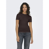 ONLY ONLY Damen T-Shirt ONLJUNE T-shirt Black Coffee