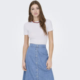 ONLY ONLY Damen T-Shirt ONLJUNE T-shirt White