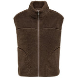 ONLY ONLY Damen Teddyweste ONLBABY Vest Chocolate Martini