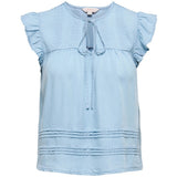 ONLY ONLY Damen Top ONLCHARIS Top Light Blue Denim