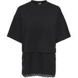 ONLY ONLY Damen Top ONLMEXA T-shirt Black