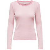 ONLY ONLY Damen bluse ONLMADISON Restudsalg Cloud Dancer Vivi romance rose