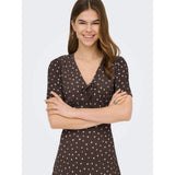 ONLY ONLY Damen kleid ONLMOLLY Dress Shopping bag cloud dancer dots