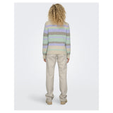 ONLY ONLY Damen strick ONLMAGGIE Restudsalg Birch Picante/Aqua Sky/Pastel Lilac