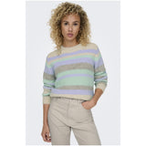 ONLY ONLY Damen strick ONLMAGGIE Restudsalg Birch Picante/Aqua Sky/Pastel Lilac