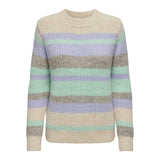 ONLY ONLY Damen strick ONLMAGGIE Restudsalg Birch Picante/Aqua Sky/Pastel Lilac