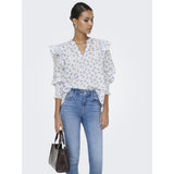 ONLY ONLY Damenbluse ONLIDRIS Blouse Cashmere Blue MINI FLORAL