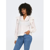 ONLY ONLY Damenbluse ONLIDRIS Blouse Cloud Dancer