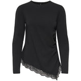 ONLY ONLY Damenbluse ONLLIVE Blouse Black Dtm lace