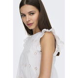 ONLY ONLY Damenbluse ONLLOU Blouse Bright White