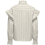 ONLY ONLY Damenbluse ONLMALOU Restudsalg Bone White PINK LADY + HEDGE GREEN