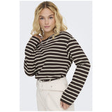 ONLY ONLY Damen bluse ONLNEW LS Tee Black Coffee Birch