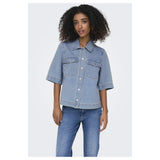 ONLY ONLY Damenhemd ONLBELLE Shirt Light Blue Denim