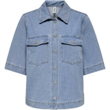 ONLY ONLY Damenhemd ONLBELLE Shirt Light Blue Denim