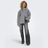 ONLY ONLY Damenhemd ONLEMMIE Shirt Medium Grey Denim