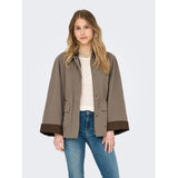 ONLY ONLY Damenjacke ONLEJA Restudsalg Walnut Chocolate Brown
