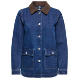 ONLY ONLY Damenjacke ONLFRANKIE Restudsalg Dark Blue Denim