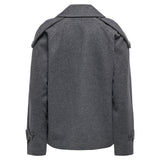 ONLY ONLY Damenjacke ONLMAISY Jacket Dark Grey Melange Black lining