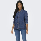 ONLY ONLY Damenjacke ONLTHILLE Restudsalg Dark Blue Denim