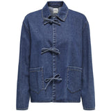 ONLY ONLY Damenjacke ONLTHILLE Restudsalg Dark Blue Denim