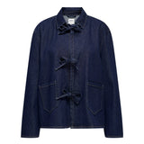 ONLY ONLY Damenjacke ONLTHILLE Restudsalg Dark Blue Denim Rinse