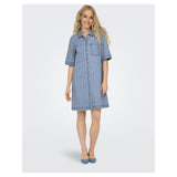 ONLY ONLY Damenkleid ONLASTA Dress Light Blue Denim STRIPE