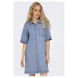 ONLY ONLY Damenkleid ONLASTA Dress Light Blue Denim STRIPE