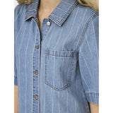 ONLY ONLY Damenkleid ONLASTA Dress Light Blue Denim STRIPE