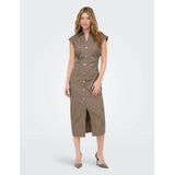 ONLY ONLY Damenkleid ONLBABE-ZORO Dress Walnut
