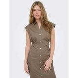ONLY ONLY Damenkleid ONLBABE-ZORO Dress Walnut
