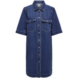 ONLY ONLY Damenkleid ONLBELLE Dress Dark Blue Denim