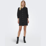 ONLY ONLY Damenkleid ONLFELICA Restudsalg Washed Black