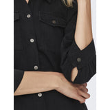 ONLY ONLY Damenkleid ONLFELICA Restudsalg Washed Black
