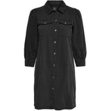 ONLY ONLY Damenkleid ONLFELICA Restudsalg Washed Black