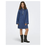 ONLY ONLY Damenkleid ONLFREYA Restudsalg Medium blue denim