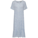 ONLY ONLY Damenkleid ONLMAYA Restudsalg Cloud Dancer JOHANNE BLUE DITSY