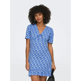 ONLY ONLY Damen kleid ONLMOLLY Dress Ultramarine Cloud dancer ditsy
