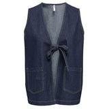 ONLY ONLY Damenweste ONLIDA Restudsalg Dark Blue Denim