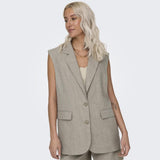 ONLY ONLY Damenweste ONLLINDA Vest Fungi MELANGE