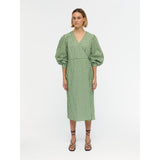 .Object Objekt Damen Kleid OBJBODIL Restudsalg Artichoke Green