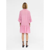.Object Objekt Damen Kleid OBJTILIA Restudsalg Begonia Pink White