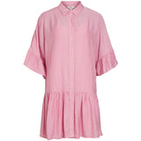 .Object Objekt Damen Kleid OBJTILIA Restudsalg Begonia Pink White