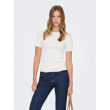 ONLY Only Damen oberteil ONLTENNA Top Cloud Dancer