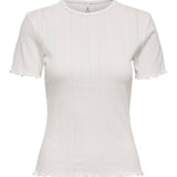 ONLY Only Damen oberteil ONLTENNA Top Cloud Dancer