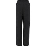 PIECES PIECES DAMEN HOSEN PCFALKA Restudsalg Black White Pinstripe